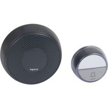 Kit carillon sonnette radio sans fil Confort à piles anthracite LEGRAND