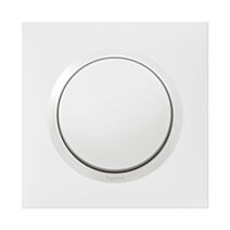 Interrupteur dooxie plaque carrée blanche Legrand