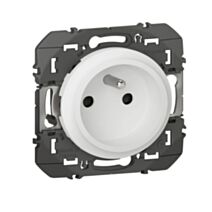 Prise avec terre spéciale rénovation 16A Dooxie blanc LEGRAND