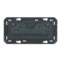 Double prise 2x2p+ba precab blanc Dooxie - LEGRAND