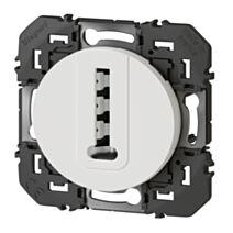 Prise telephone en t blanc compose  Dooxie - LEGRAND