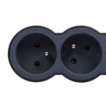 Multiprise 3 prises 2P+T 3G 1,5mm² 3m Noir