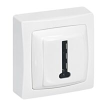 Prise téléphone en T complet blanc - LEGRAND