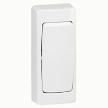 Interrupteur ou va et vient étroit complet blanc - LEGRAND