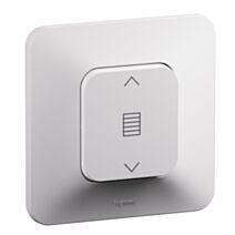 Interrupteur individuel de volets roulants 3 positions Neptune blanc - LEGRAND