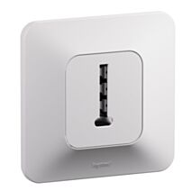 Prise téléphone 8 contacts en T Neptune blanc - LEGRAND