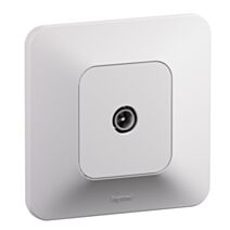 Prise télévision simple étoile Neptune blanc - LEGRAND