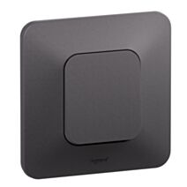 Interrupteur ou va-et-vient Neptune 10A bornes automatiques noir - LEGRAND
