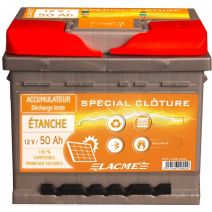 Accu 12v/50 étanche+pl epaisse