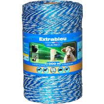 Fil clôture Extrableu 1000m bobine