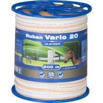Fil clôture Ruban vario 20mm 200m bobine