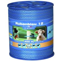 Fil clôture Ruban bleu 12mm 400m bobine