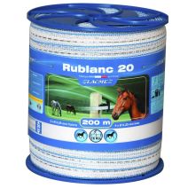 Fil clôture Rublanc 20mm 200m bobine