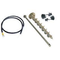 Kit antivol électrificateur pour clôture animaux - tarière + manivelle