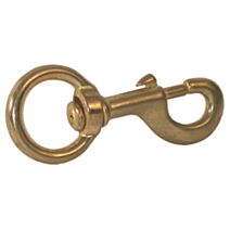 Mousqueton tirette laiton 25mm