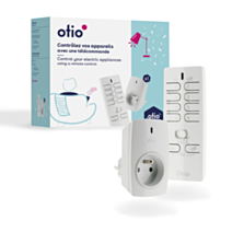 Pack télécommande + 1 prise connectée 3680W - OTIO
