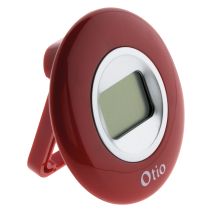 Thermomètre d'intérieur rouge otio