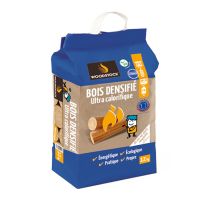 Bûches densifiées 100% naturelles 12kg - WOODSTOCK