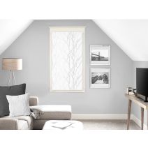 Brise bise 45x90 Liane blanc - SOLEIL D'OCRE