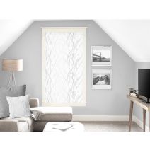Brise bise 60x160 cm Liane blanc - SOLEIL D'OCRE
