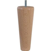 Pied de lit fuseau verni naturel H.150 Ø58 mm - EVOLUDIS