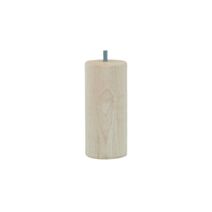 Pied de lit cylindrique brut H.150 Ø68mm - EVOLUDIS