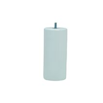 Pied de lit cylindrique blanc H.150 Ø68 mm - EVOLUDIS