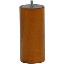 Pied de lit cylindrique merisier H.150 Ø68 mm - EVOLUDIS