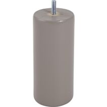 Pied de lit cylindrique bois taupe H.150 Ø68mm - BAR PLUS