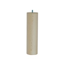 Pied de lit cylindrique brut H.250 Ø68 mm - EVOLUDIS