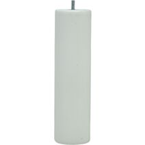 Pied de lit cylindrique blanc H.250 Ø68 mm - EVOLUDIS