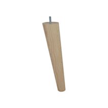Pied de lit fuseau incliné bois brut H.250 Ø60mm - BAR PLUS