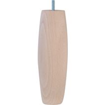 Pied de lit olive brut H.200 Ø64mm - BAR PLUS