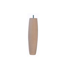 Pied de lit olive brut H.250 Ø68 mm - EVOLUDIS