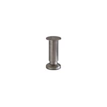 Pied de meuble réglable inox H.120/135 Ø58 mm - BAR PLUS