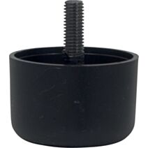 Pied de meuble cylindrique noir H.40 Ø60 mm - BAR PLUS