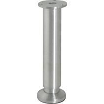 Pied de meuble inox réglable  inox H.200/215 ∅58 - BAR PLUS