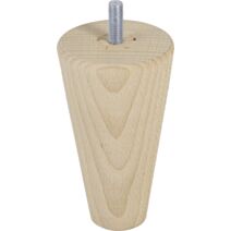 Pied de meuble fuseau brut H.100 Ø60mm - BAR PLUS