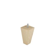 Pied de meuble pyramide brut H.100 60x60mm - BAR PLUS