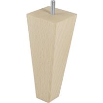 Pied de lit pyramide brut H.150 60x60mm - BAR PLUS
