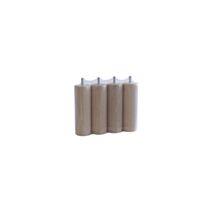 Pied de lit cylindrique brut H150xØ50 - BAR PLUS