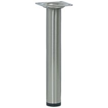 Pied cylindrique brossé H.200 Ø30 mm - BAR PLUS