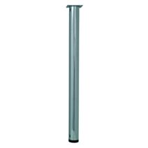 Pied cylindrique métal chromé H.800 Ø60 mm - EVOLUDIS