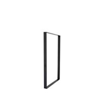 PIED CADRE METAL NOIR Hauteur 700 Longueur 400 MM