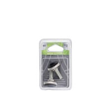 Blister 2 pieces verrin pied chrome d10 