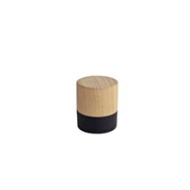 Butée porte hêtre noir Ø68x80mm x6 - BAR PLUS