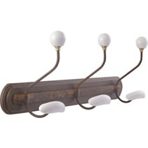 portemanteau pirate vieilli 3 têtes