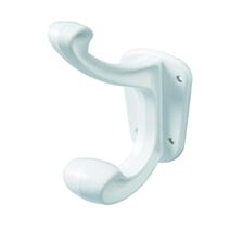 Portemanteau 1 patère à fixer Cahors Blanc