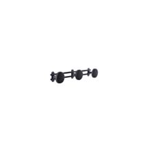 Portemanteau patère Sancy 3t noir - BAR PLUS