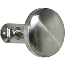 Portemanteau 1 patère à fixer Sancy Métal Brossé